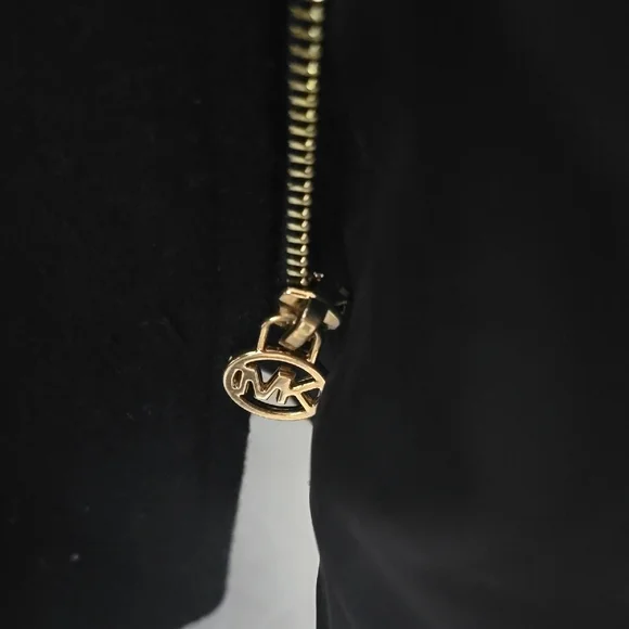 Michael Kors Black Trench Coat - Picture 3 of 8